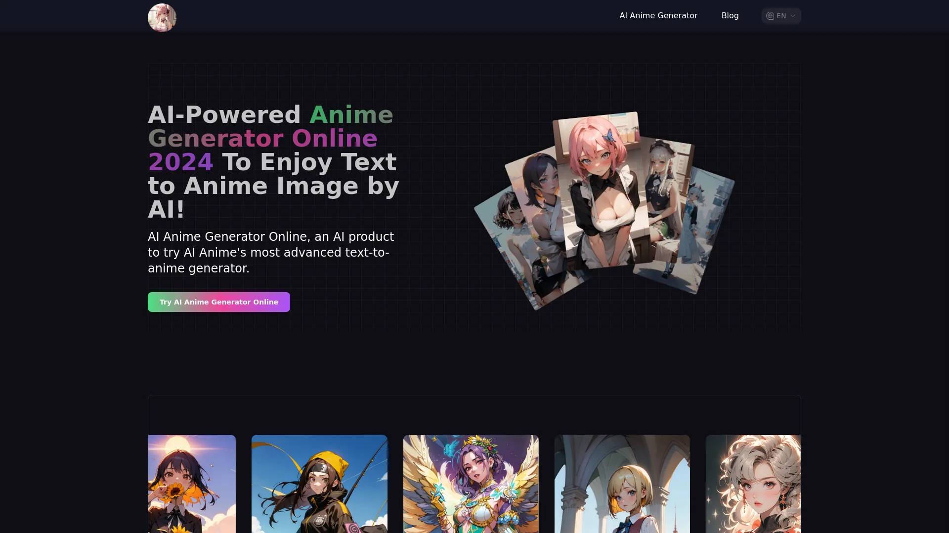 AI Anime Generator 2024 screenshot