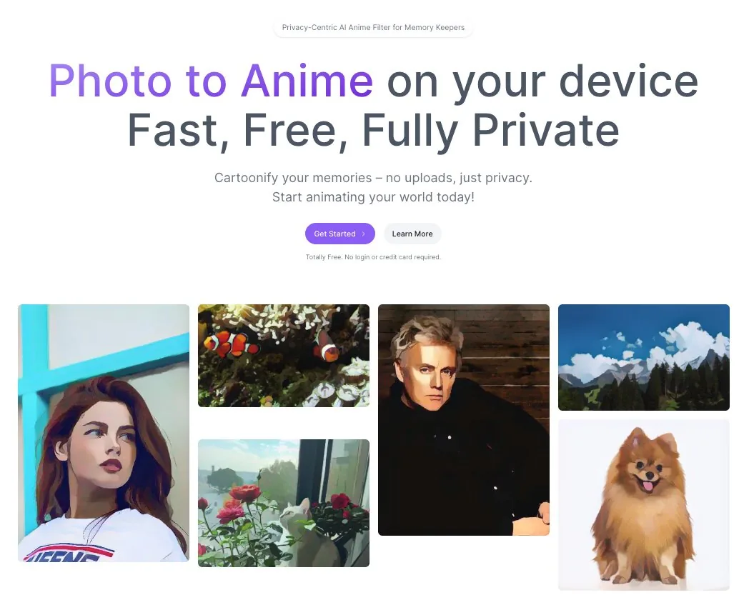 Photo to Anime screenshot