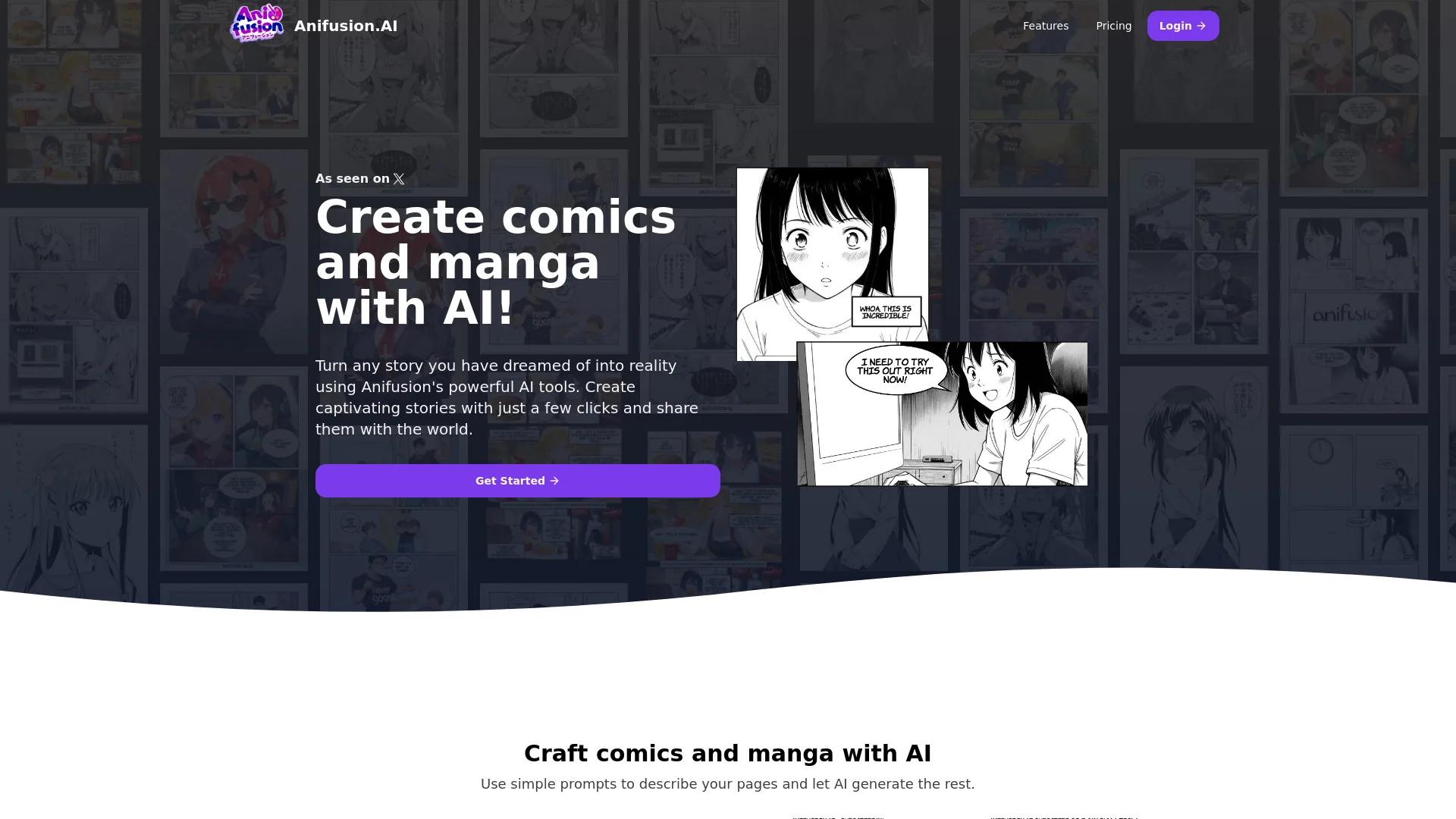 Anifusion screenshot