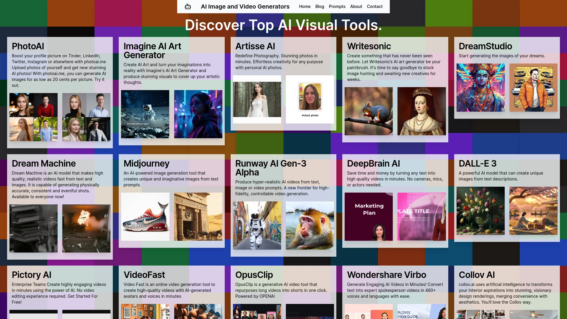 AI Image and Video Generators screenshot