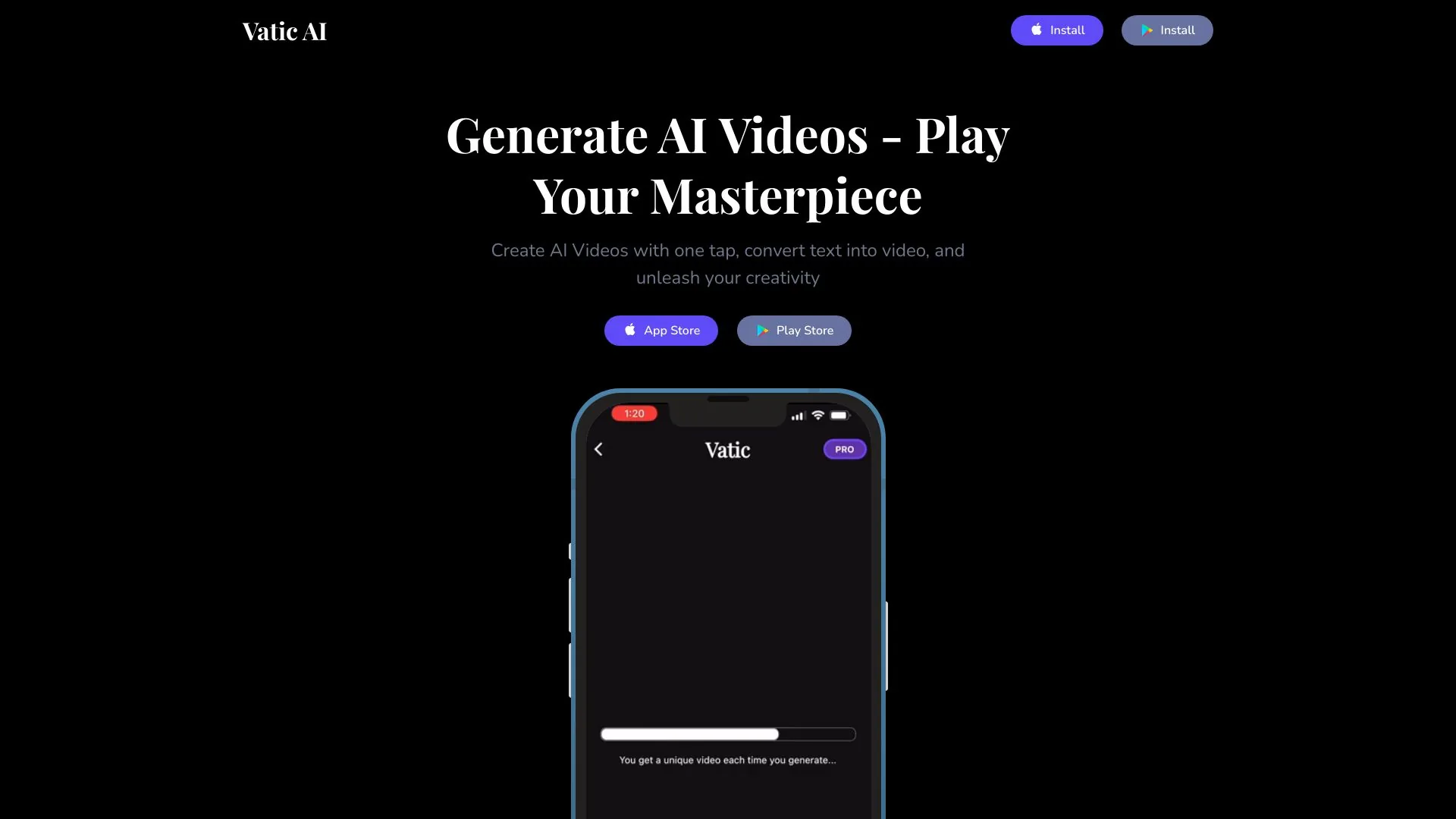 Vatic AI screenshot