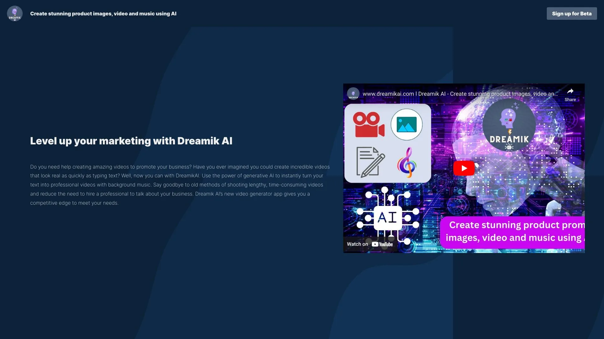 Dreamik AI screenshot