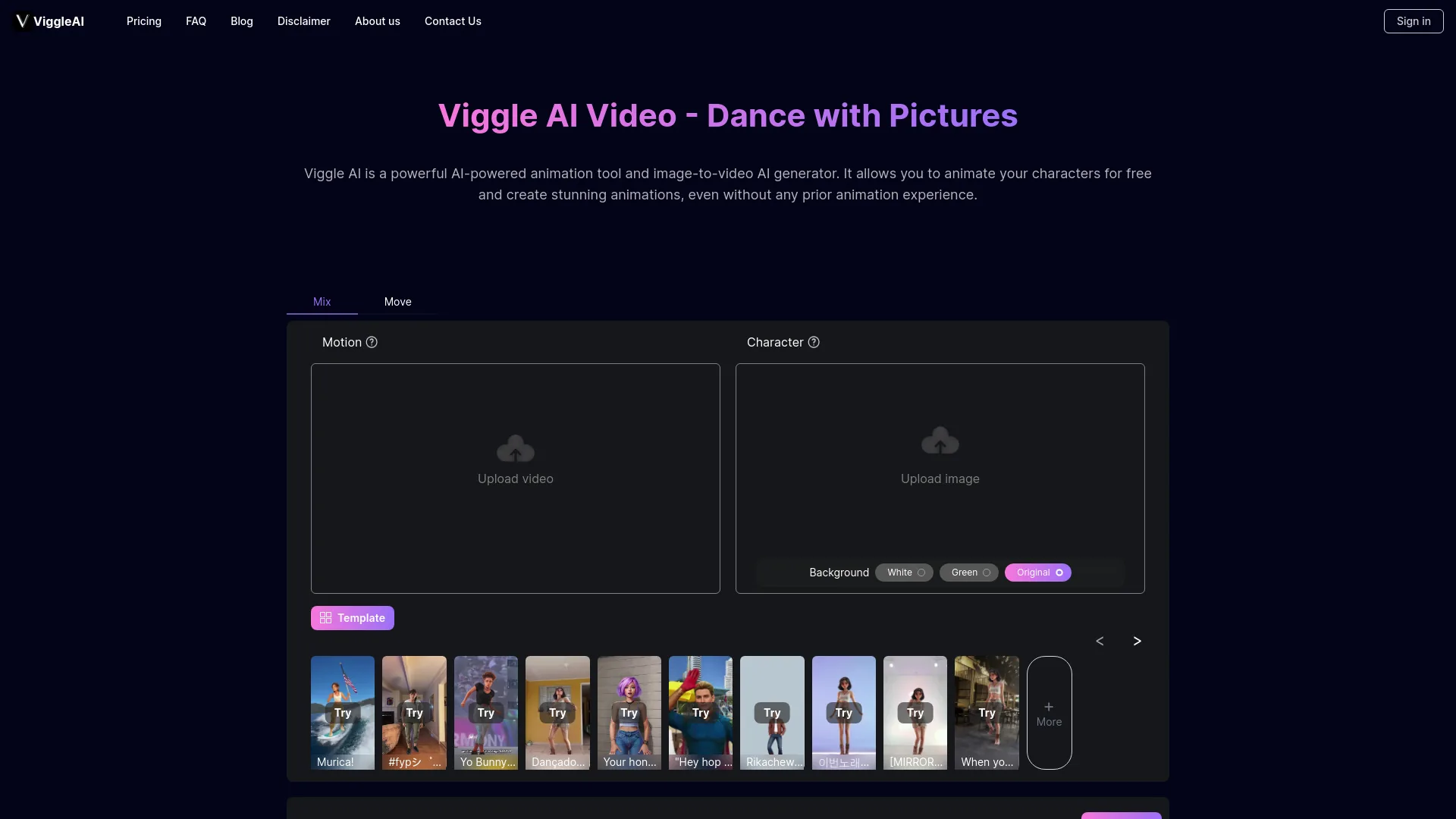 Viggle AI screenshot