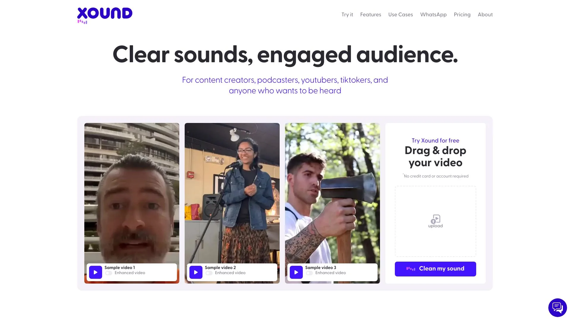 Xound.io screenshot