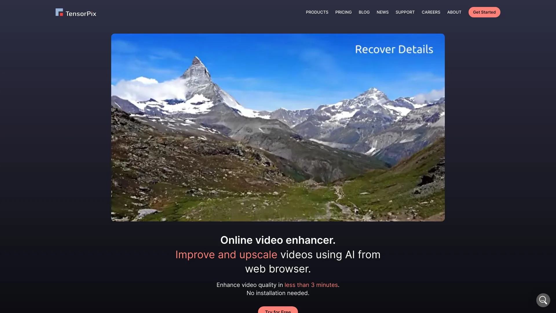 TensorPix screenshot