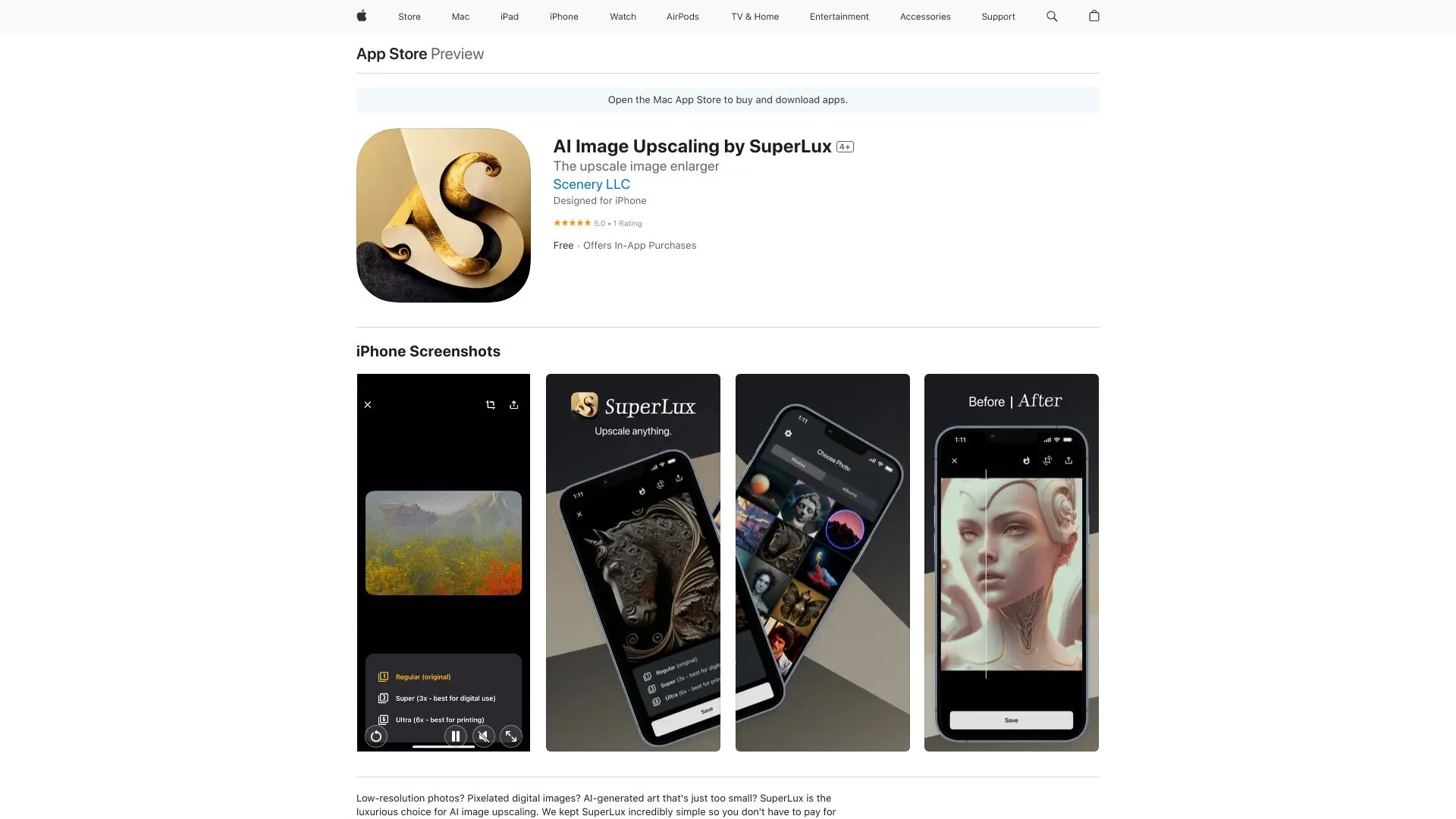 SuperLux screenshot