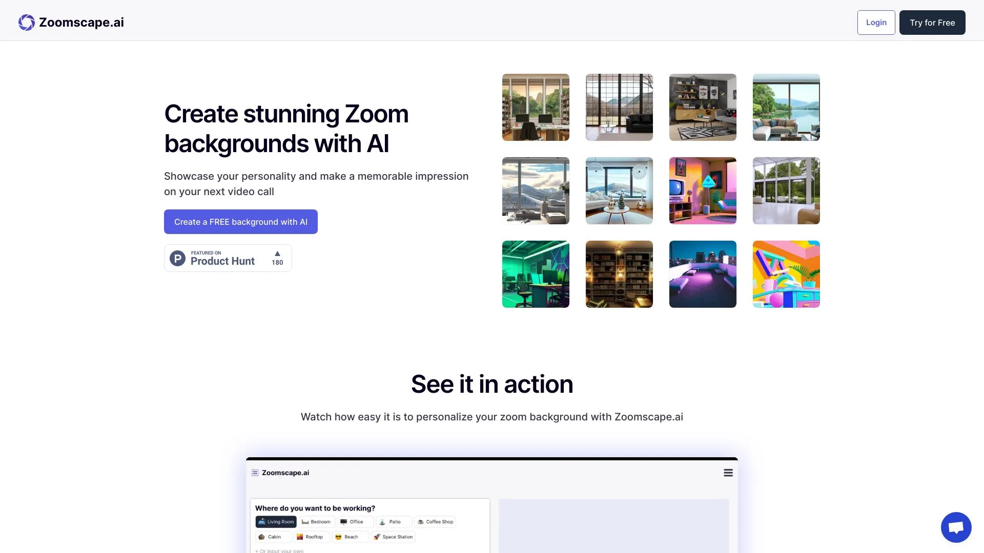 ZoomScape.ai screenshot