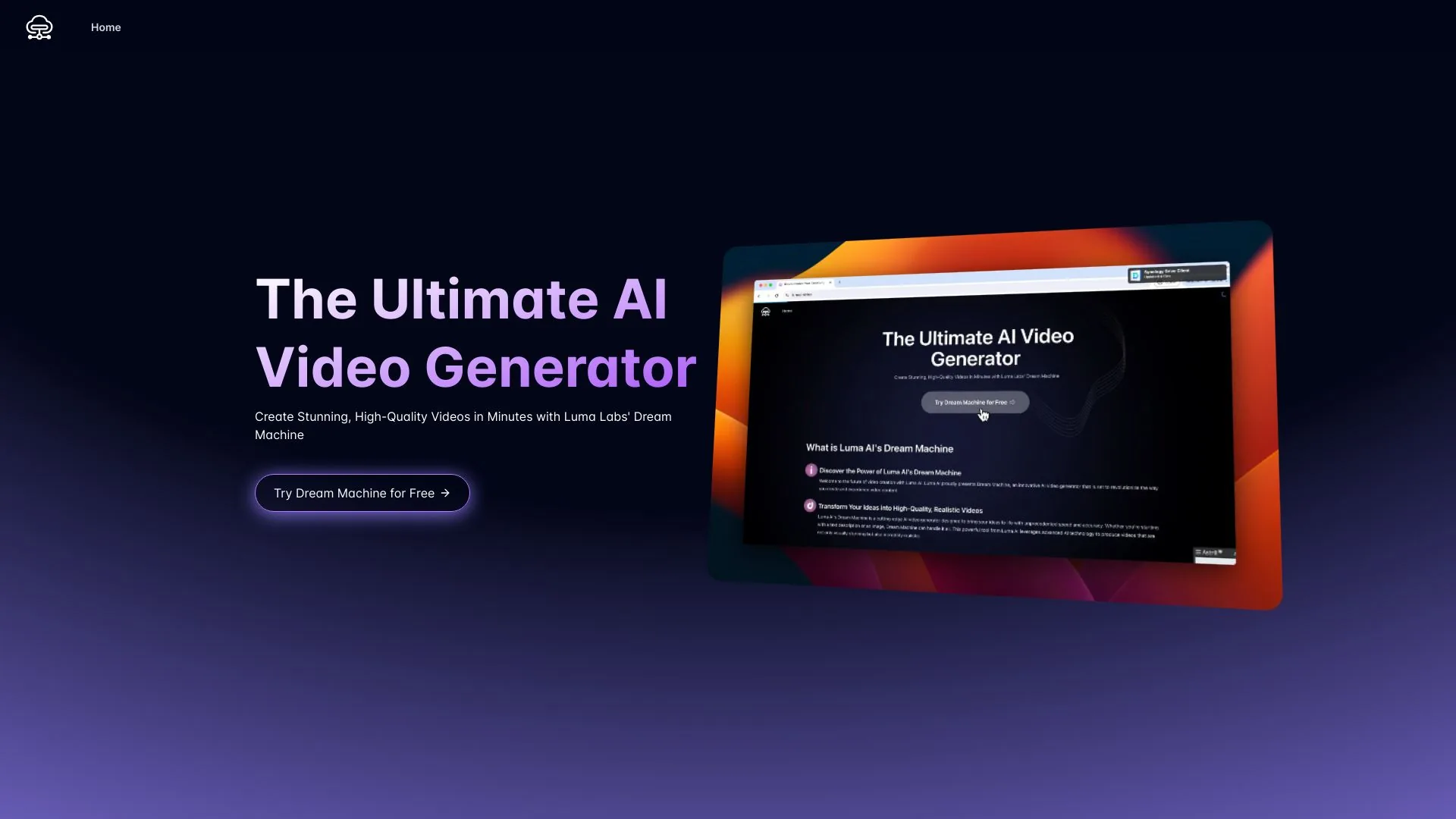 Luma AI Video Generator Free Online by Dream Machine screenshot
