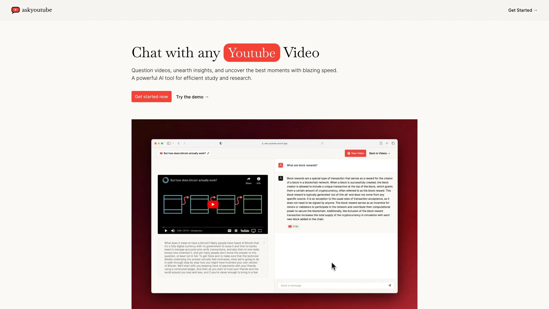 Askyoutube screenshot