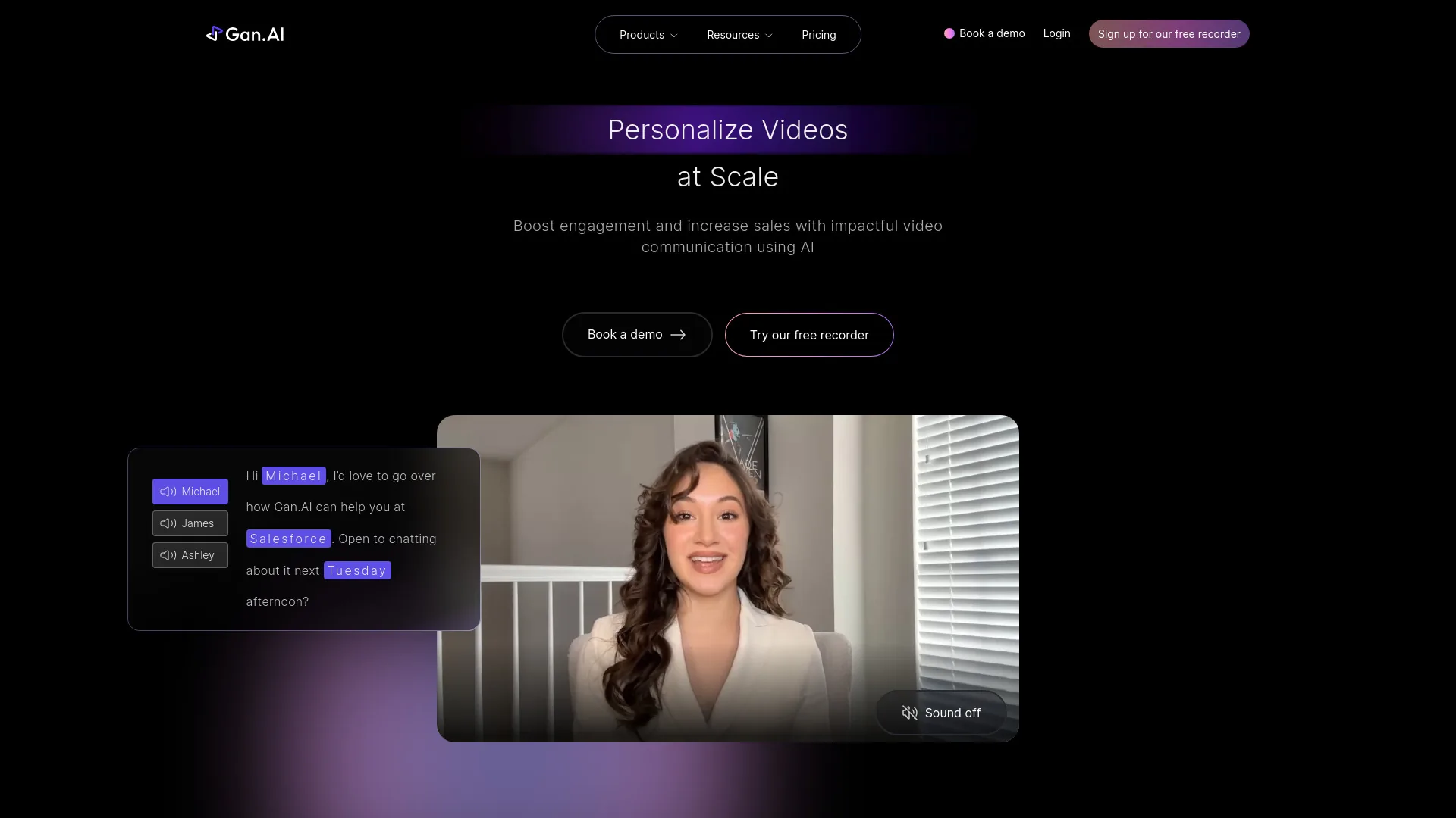 Gan.AI Studio screenshot