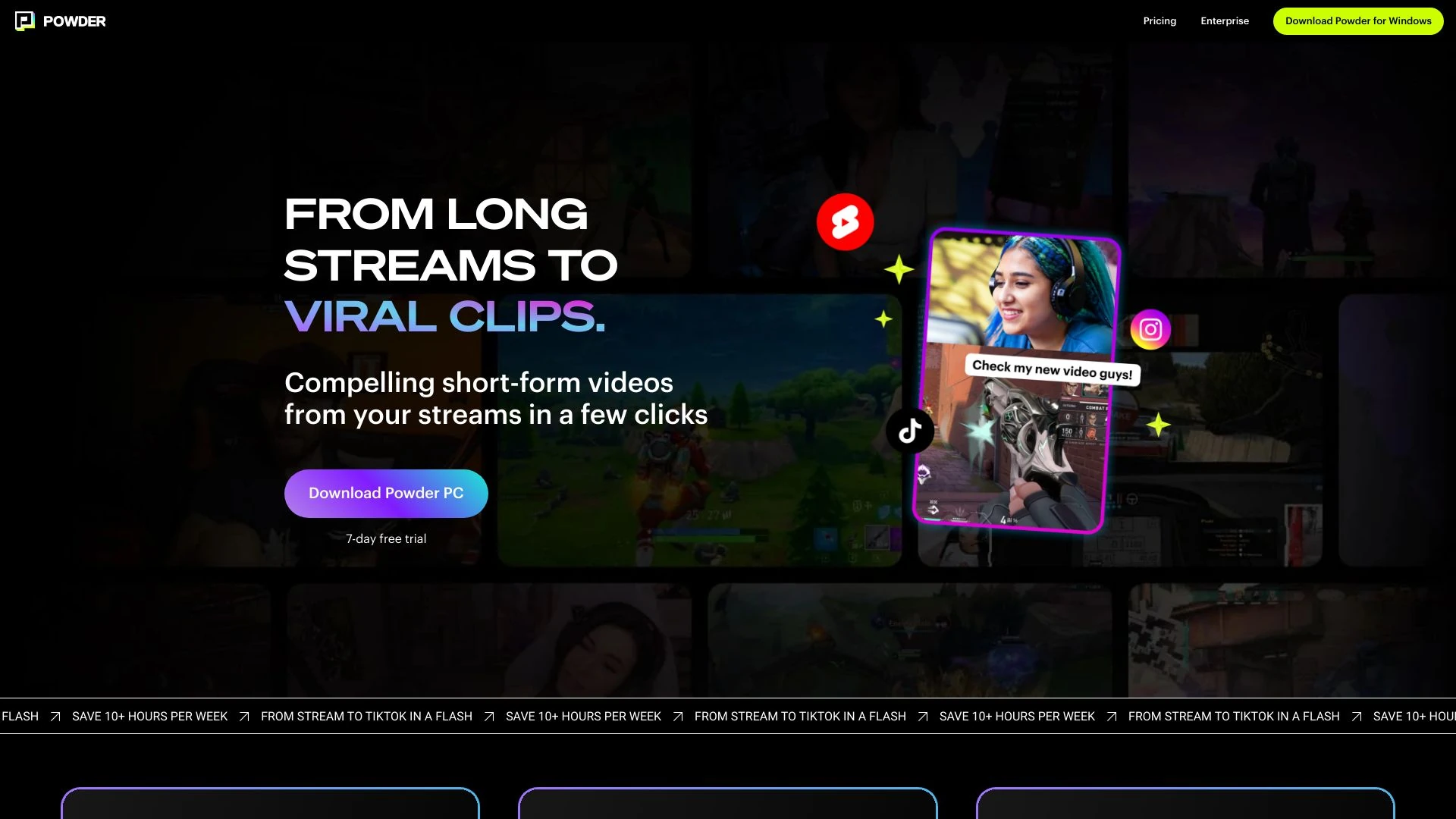 Powder screenshot