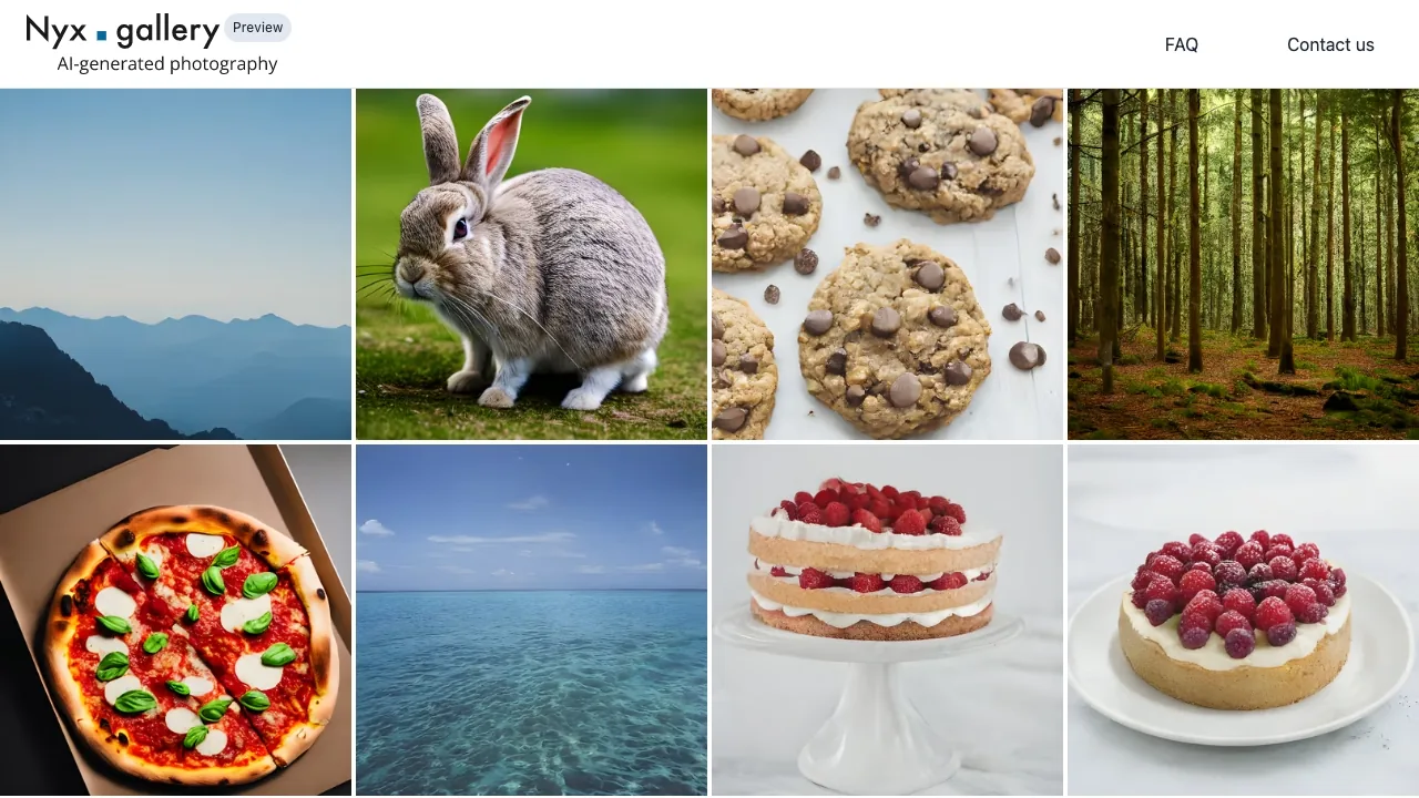 Nyx.gallery screenshot