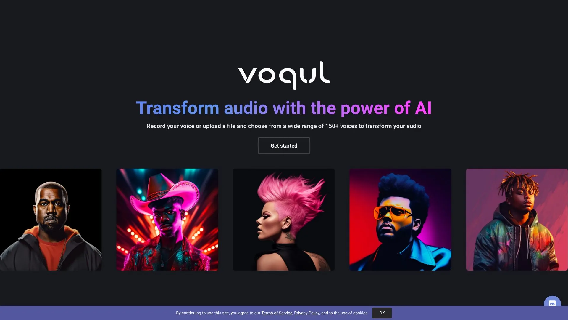 Voqul screenshot