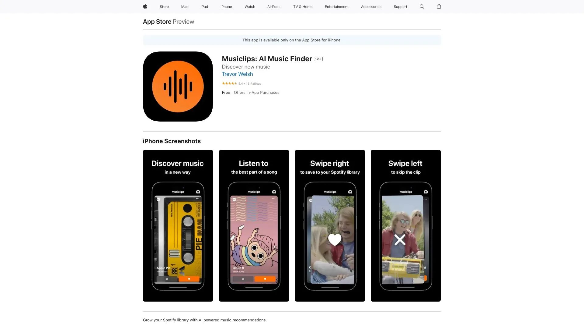Skipify screenshot
