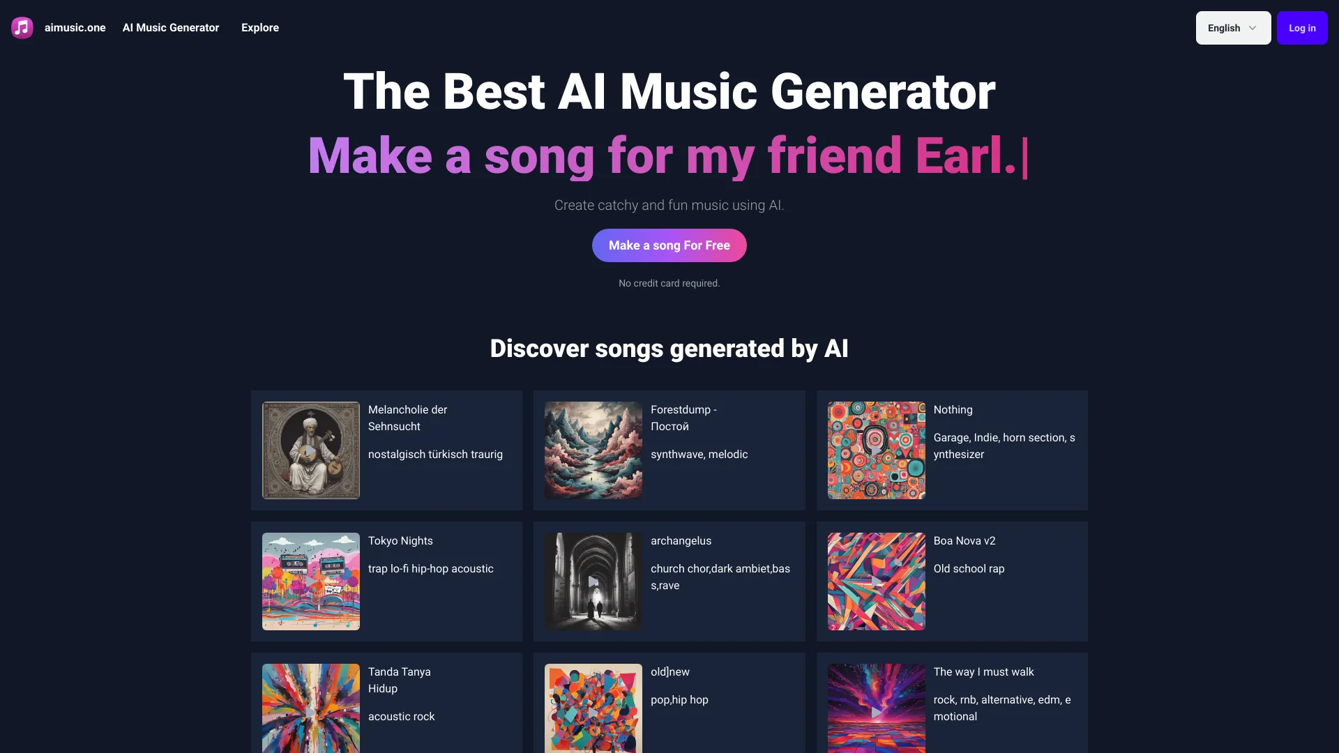 AI Music Generator screenshot