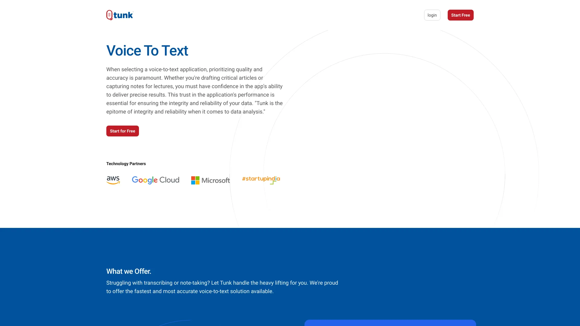 Tunk.AI screenshot