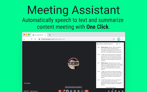 MeetGPT screenshot