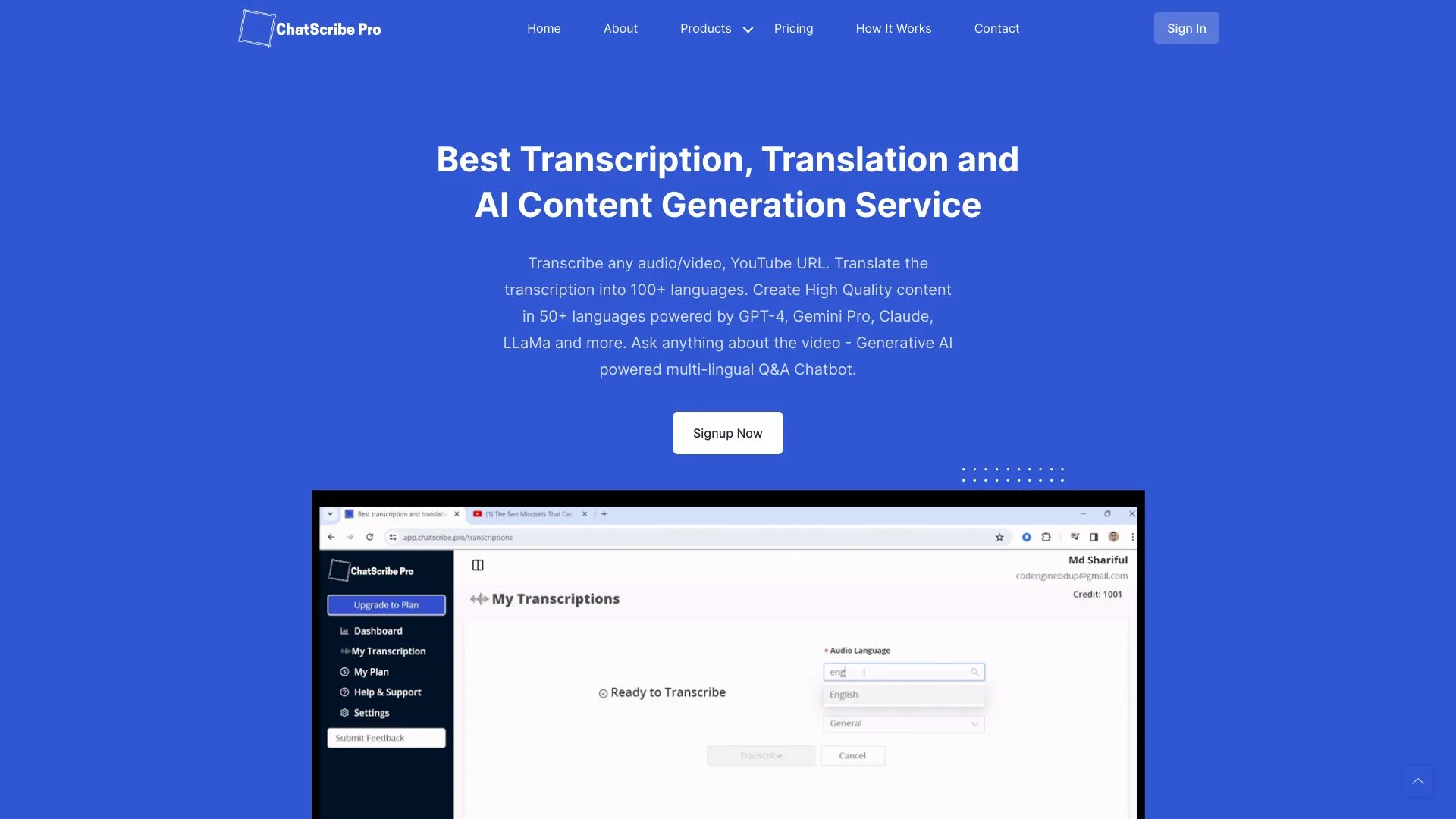 ChatScribe Pro screenshot