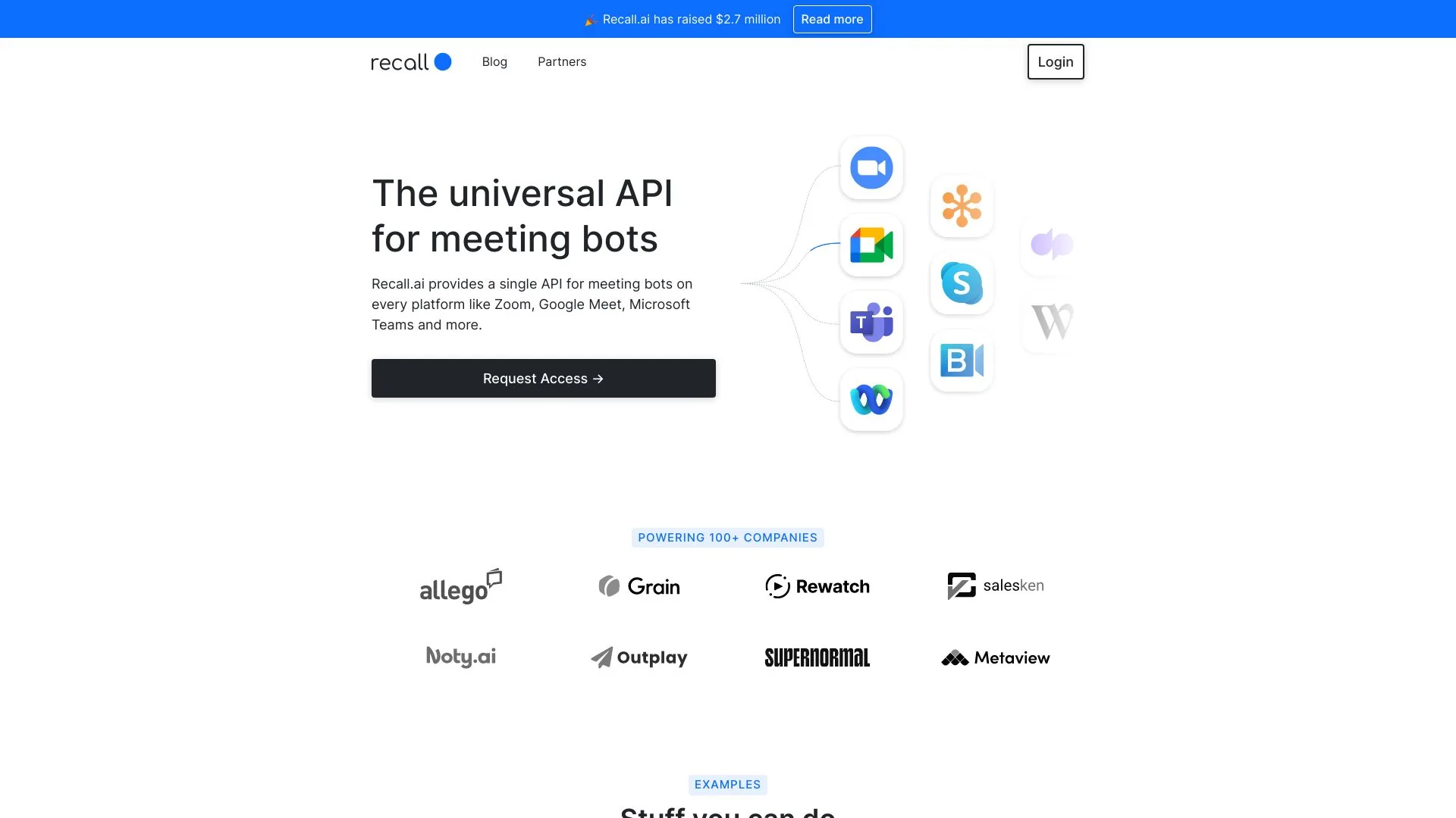 Recall.ai screenshot