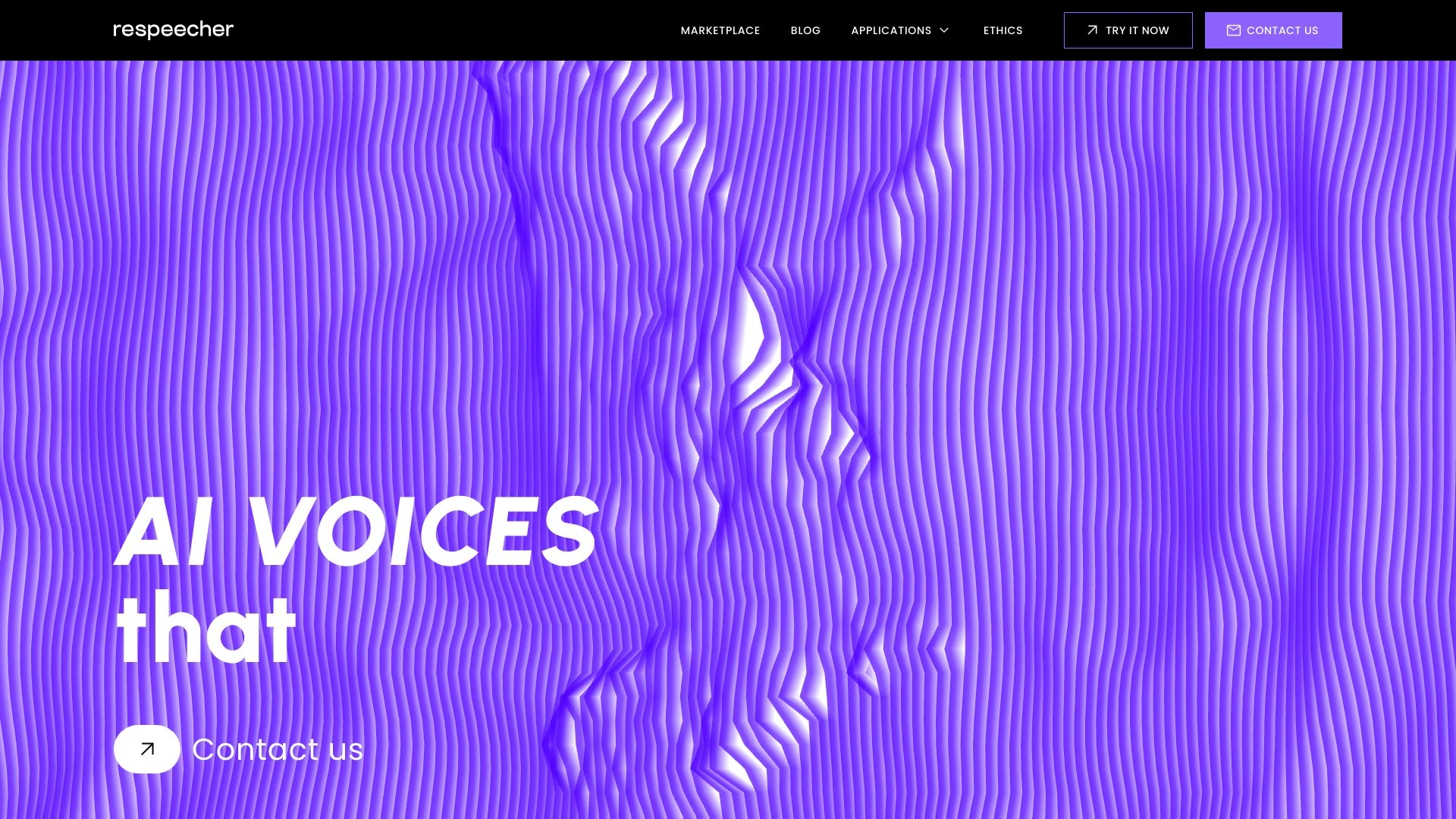 Respeecher screenshot
