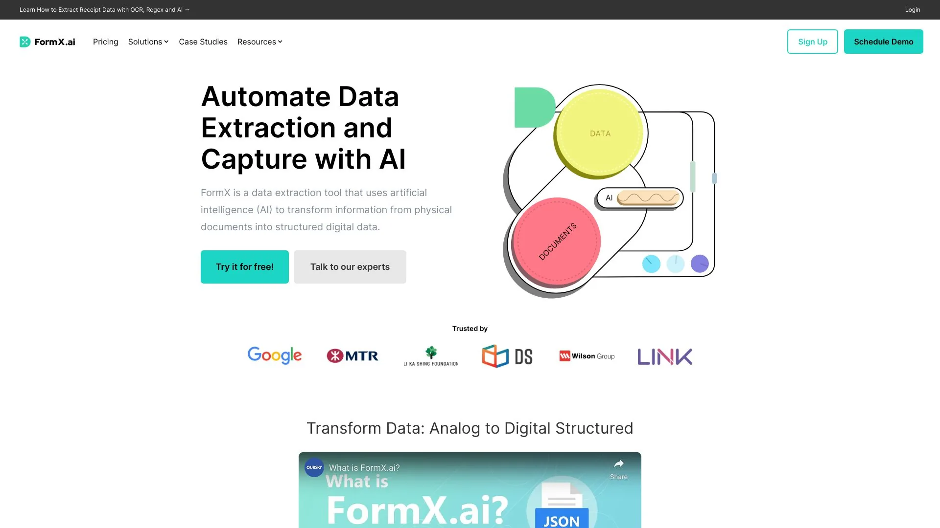 FormX.ai - AI提取表单与文件 screenshot
