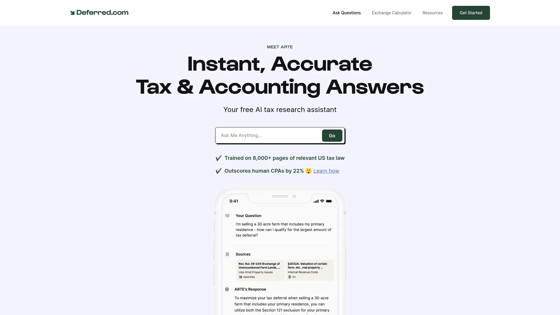 ARTE - AI Real Estate Tax Expert and Research Assistant screenshot