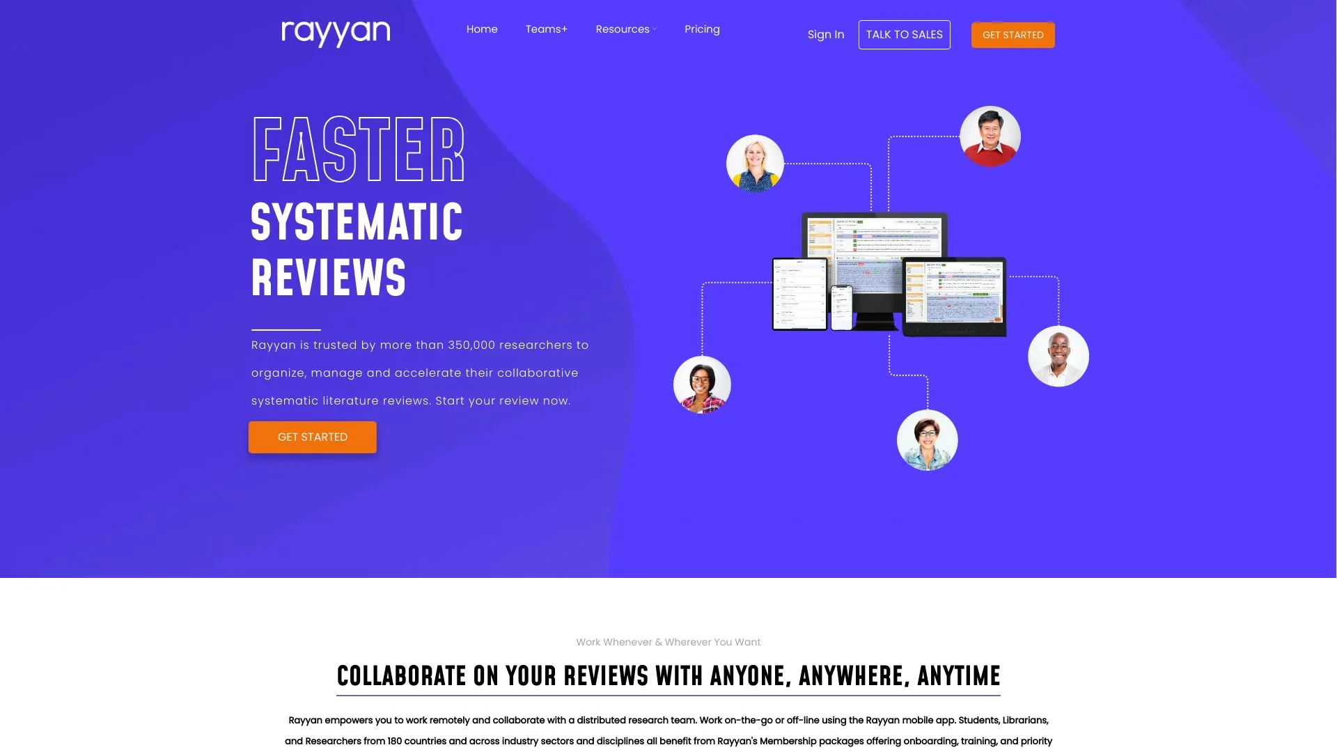 Rayyan screenshot