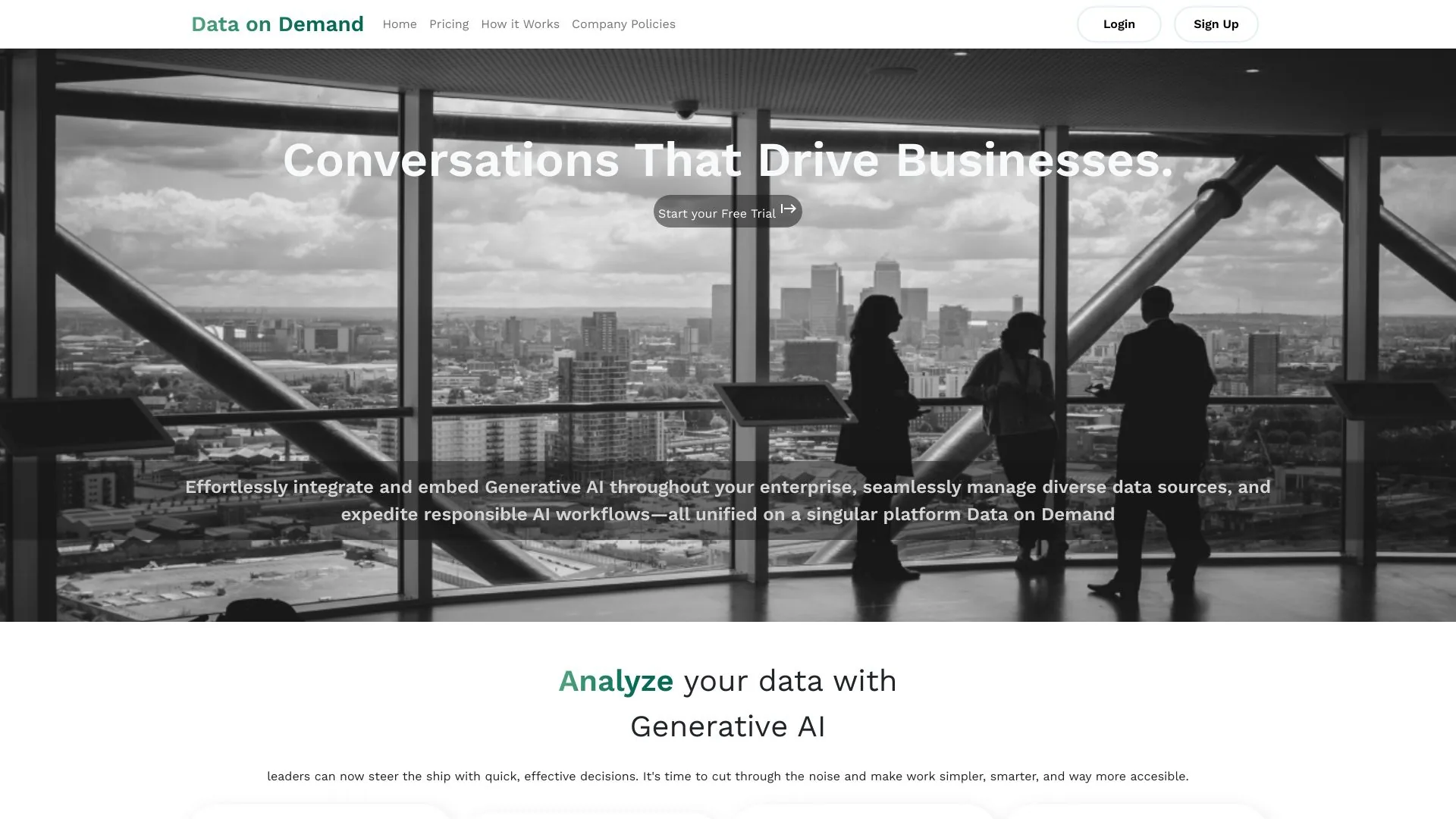 Data on Demand screenshot