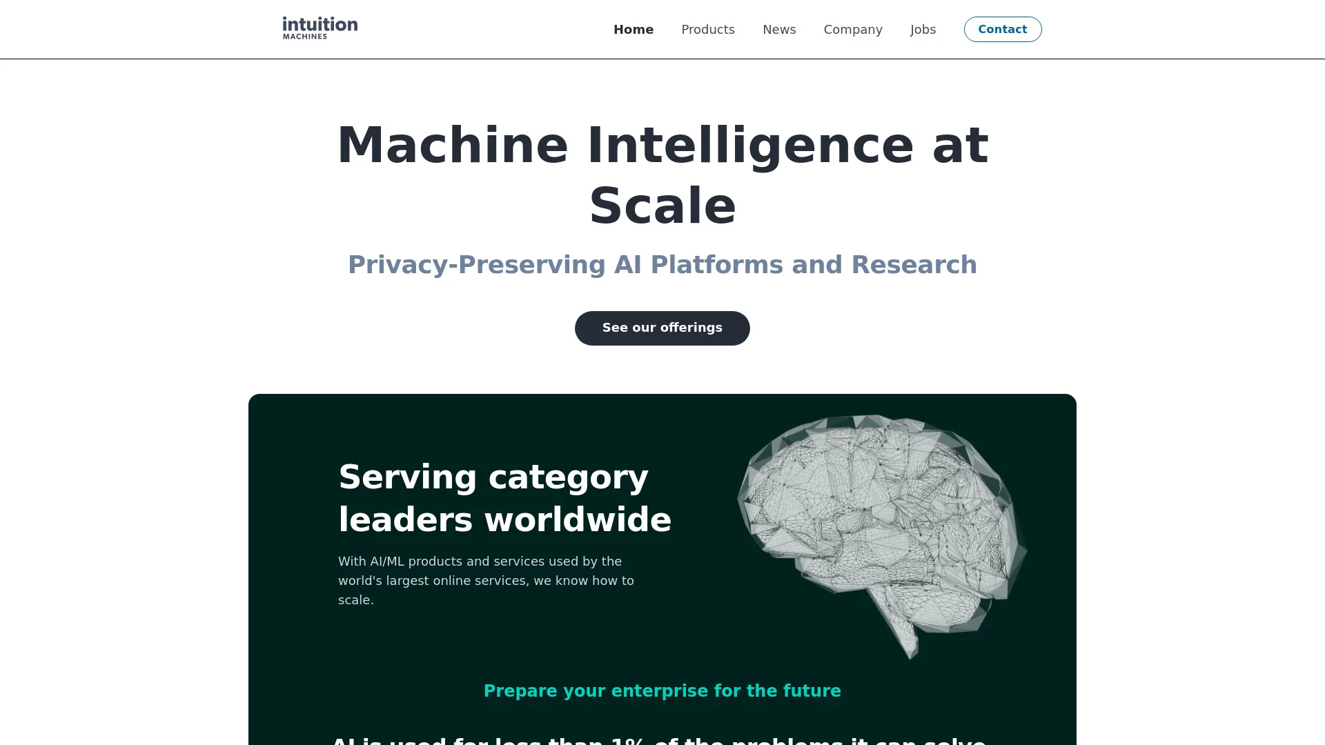 Intuition Machines, Privacy-Preserving AI/ML Leader screenshot
