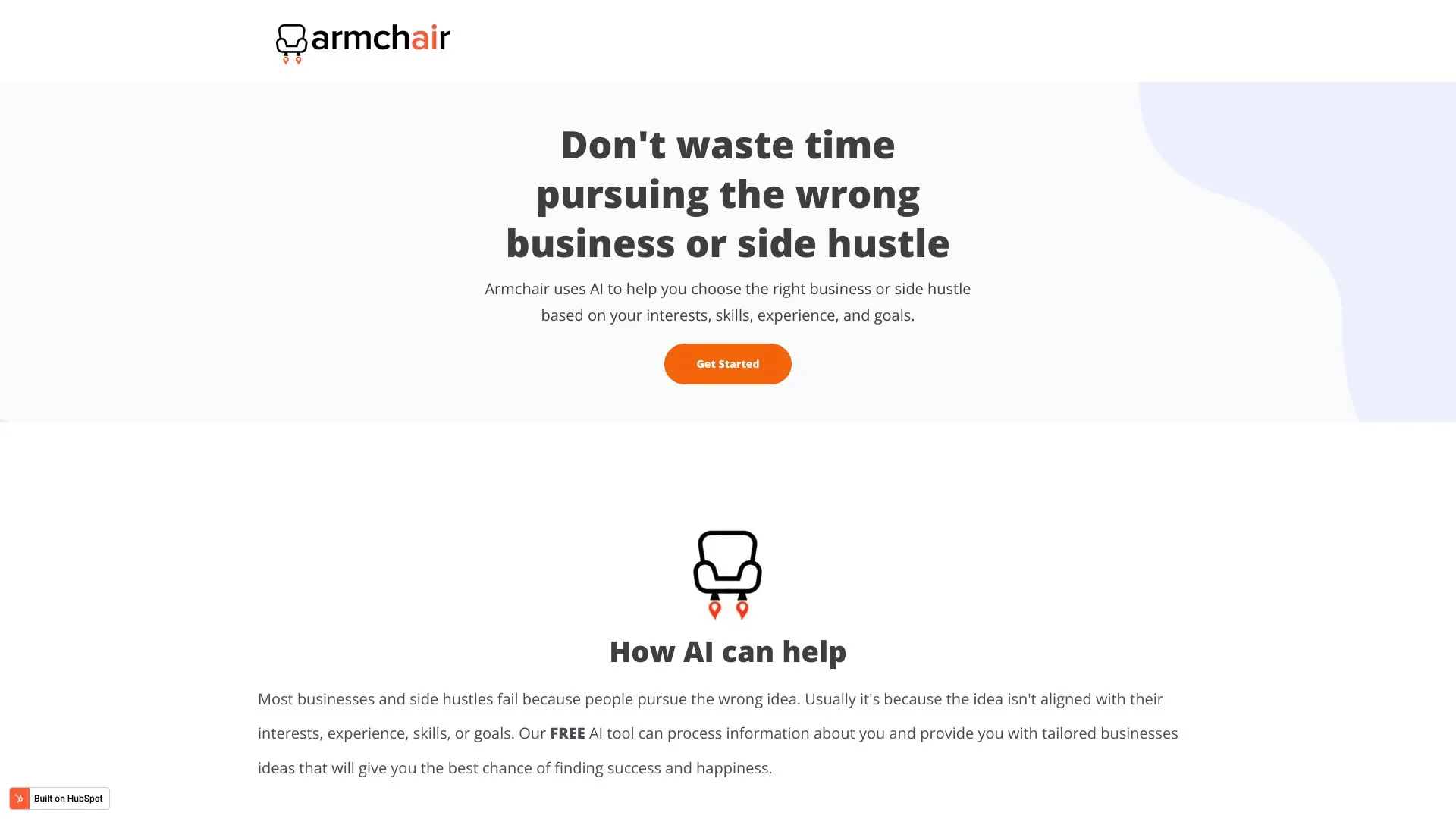 Armchair.ai screenshot
