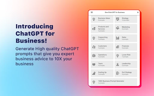 One-Click GPT for Business screenshot