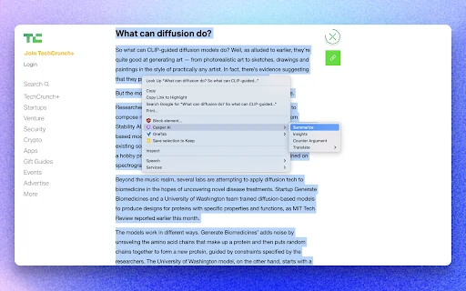 Casper screenshot
