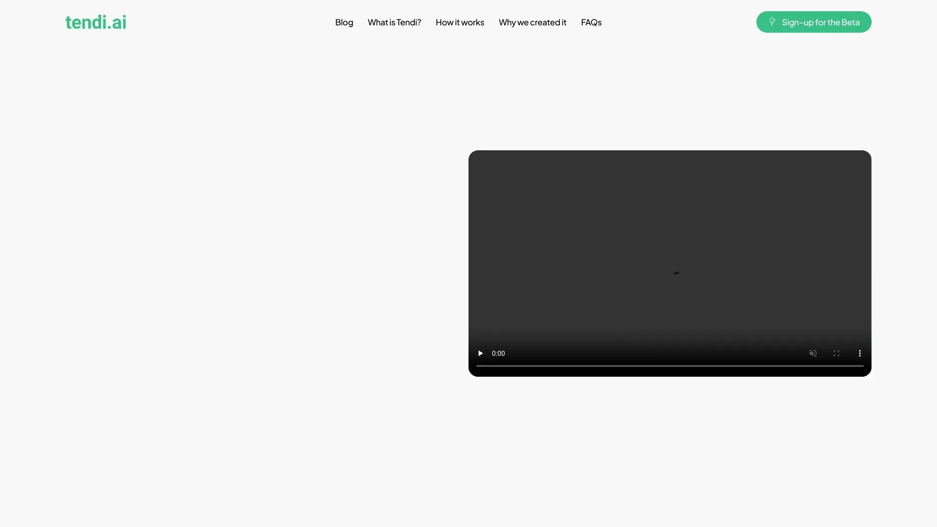 Tendi screenshot