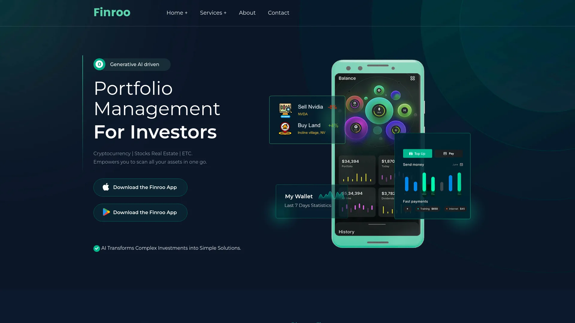 Finroo.ai screenshot