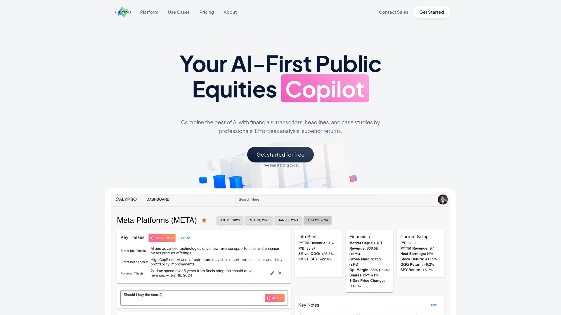 Calypso Copilot screenshot
