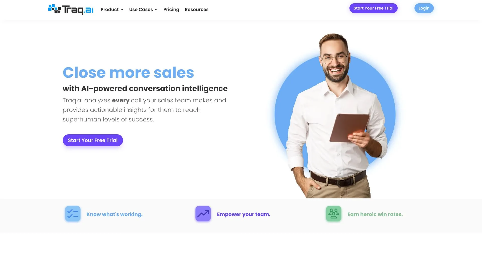 Traq.ai screenshot