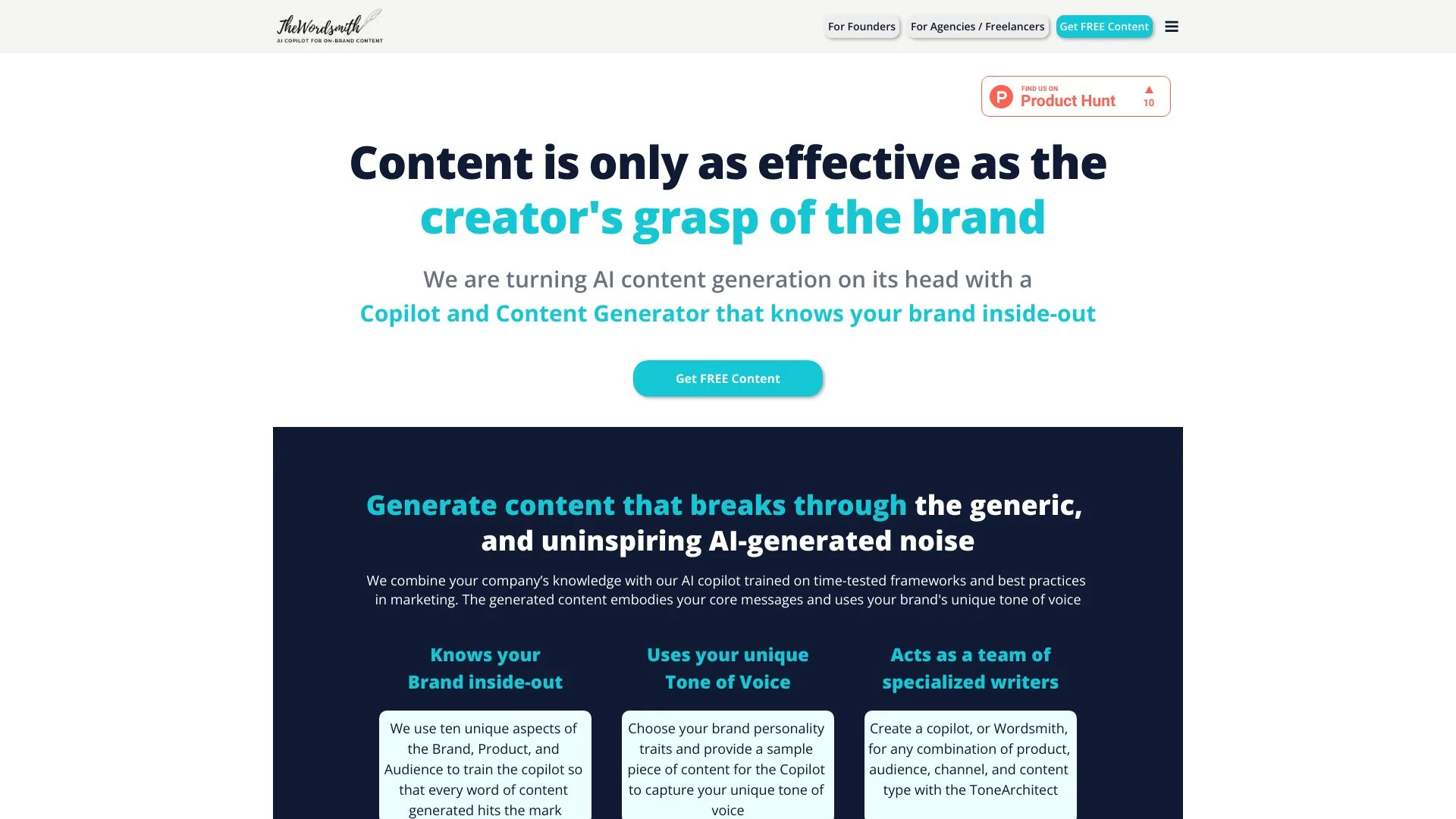 TheWordsmith.ai screenshot