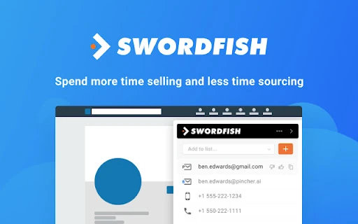 Swordfish AI screenshot