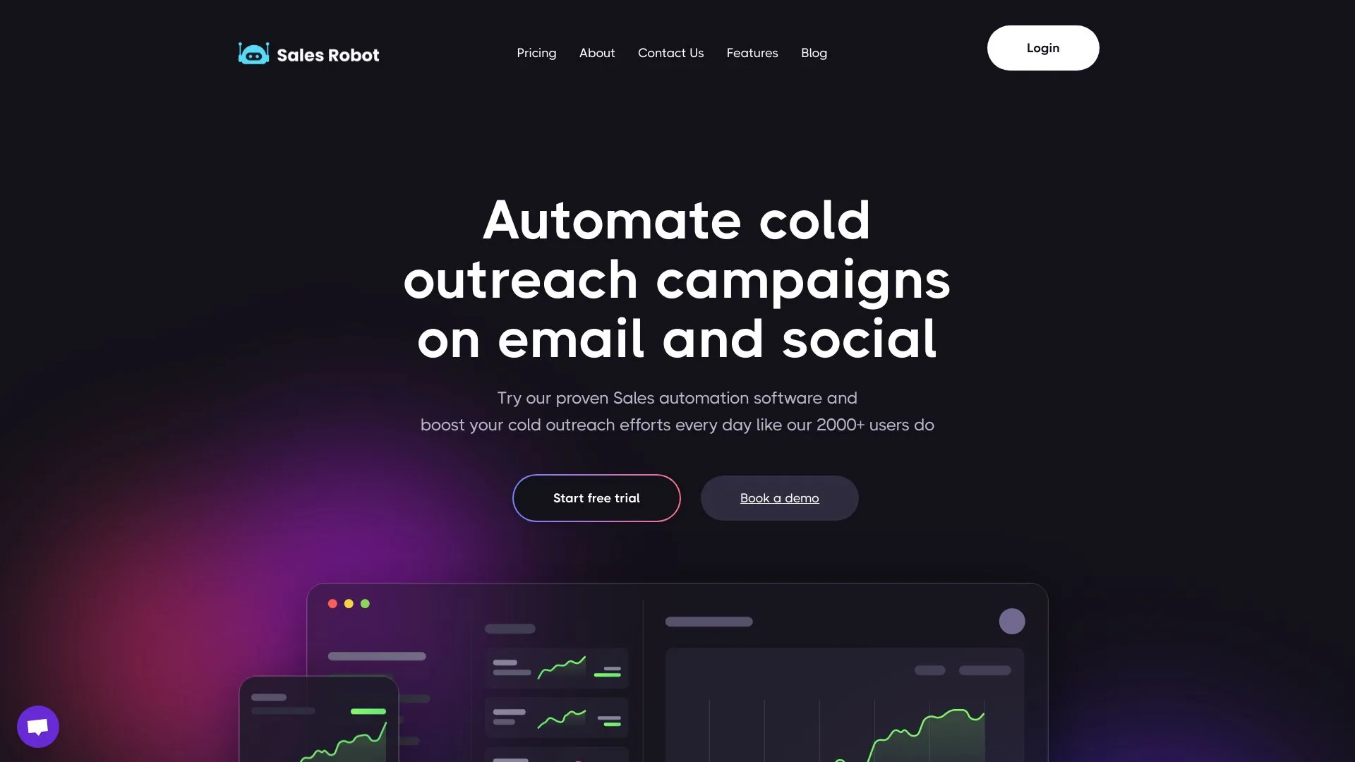 SalesRobot screenshot