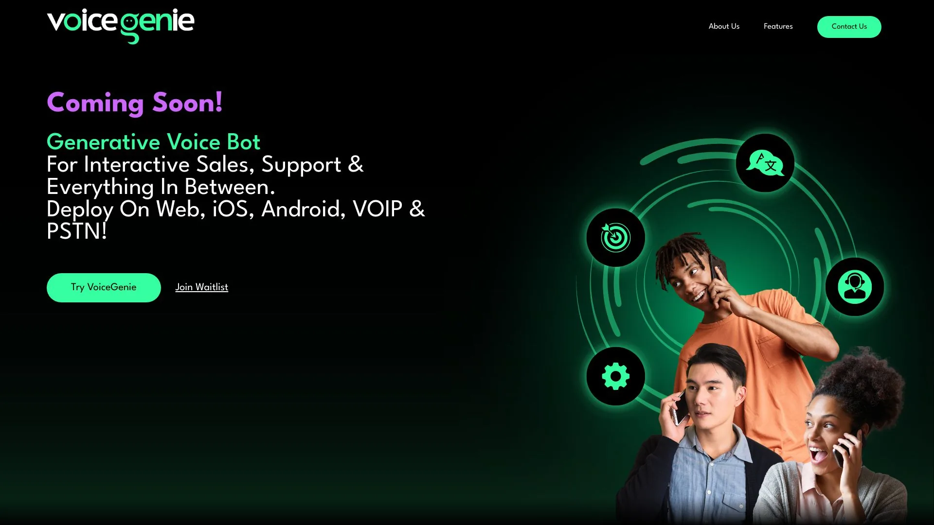 VoiceGenie screenshot