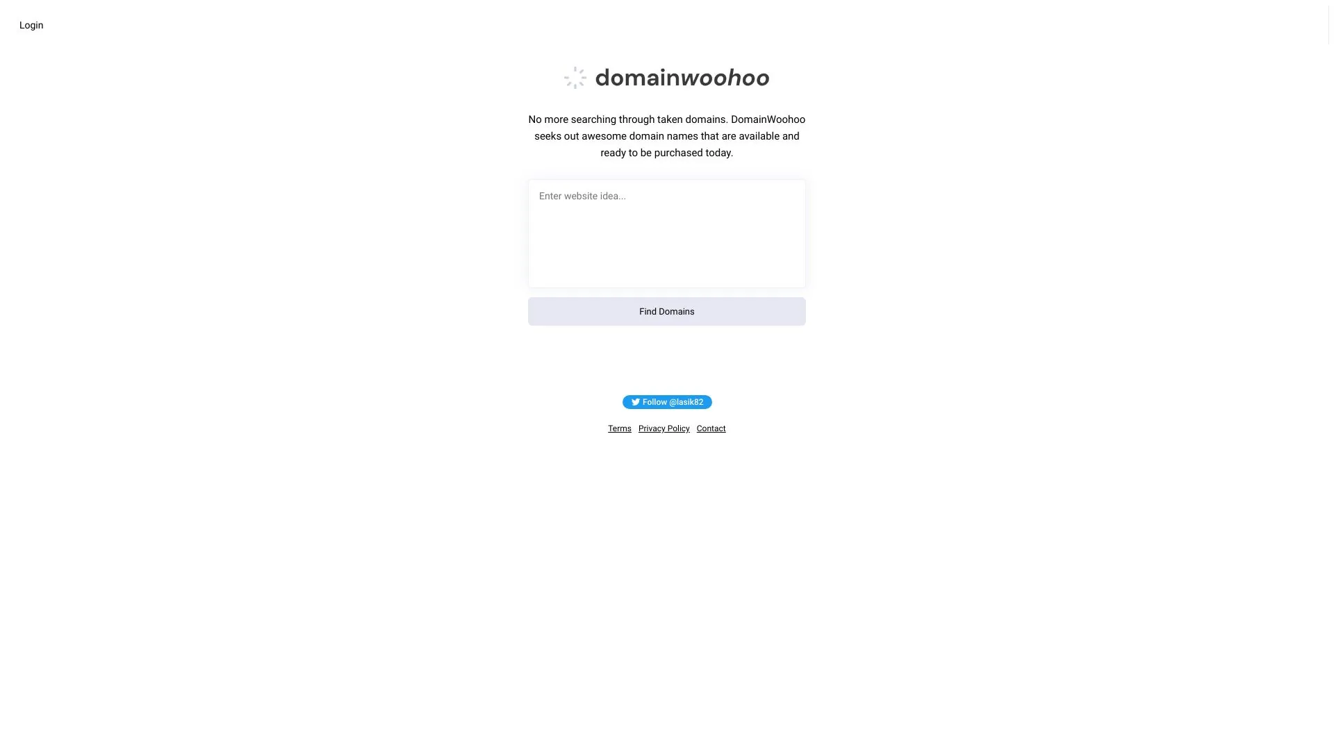 DomainWoohoo | AI域名搜索工具 screenshot