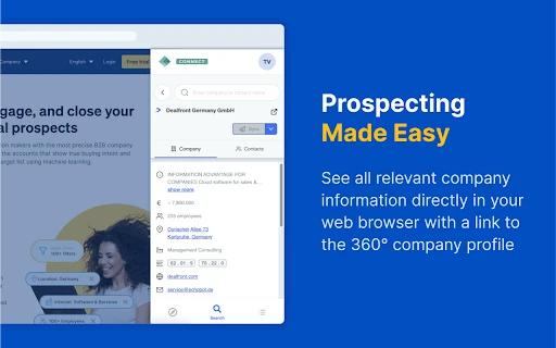 Dealfront Connect screenshot