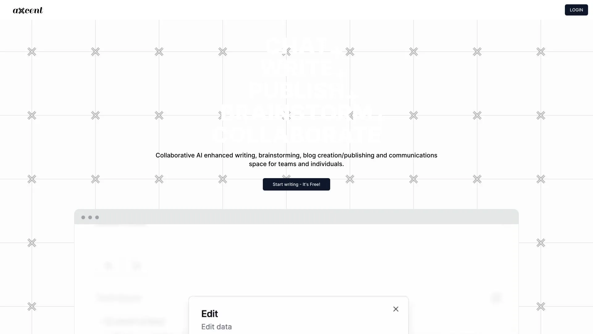 Axcent screenshot