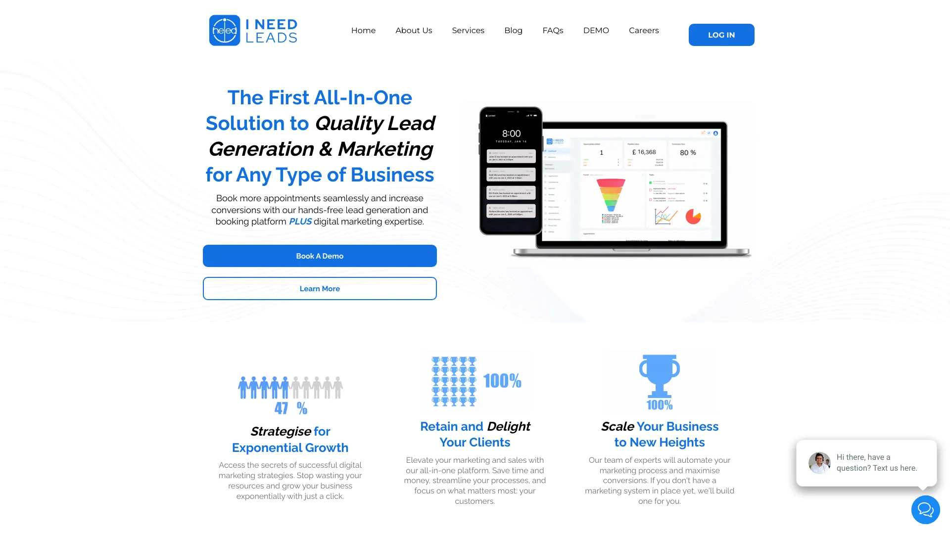Boosting Your Business: Powered by I Need Leads LTD screenshot