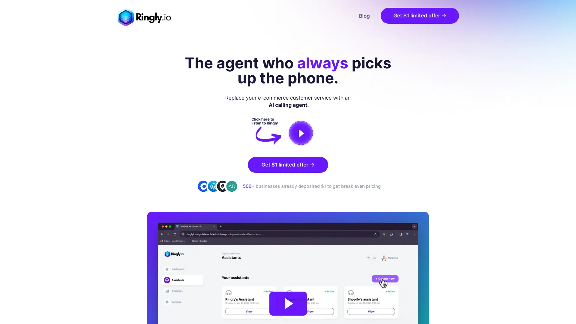 Ringly.io screenshot