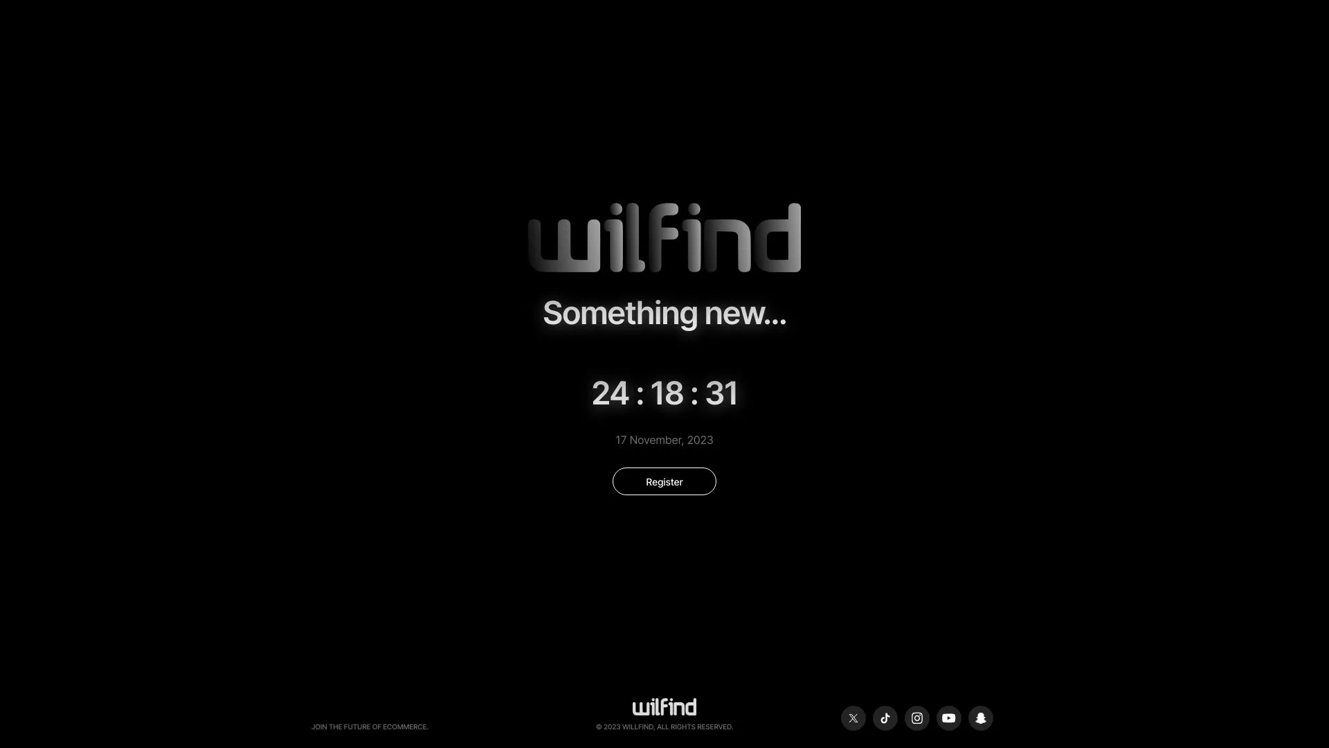 Wilfind screenshot