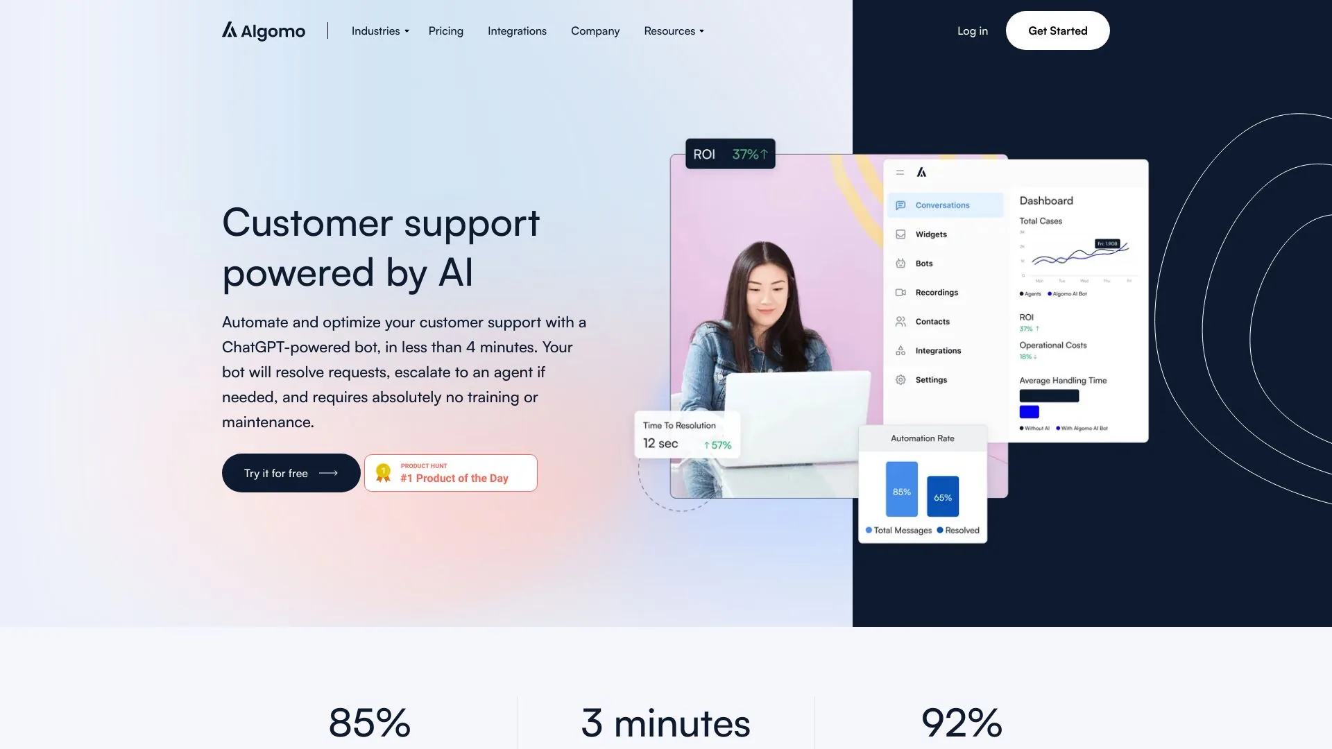 Algomo screenshot