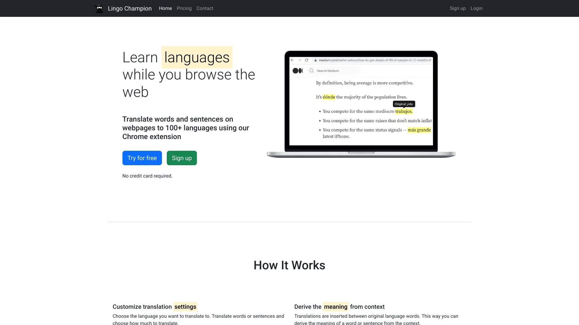 Lingo Champion screenshot