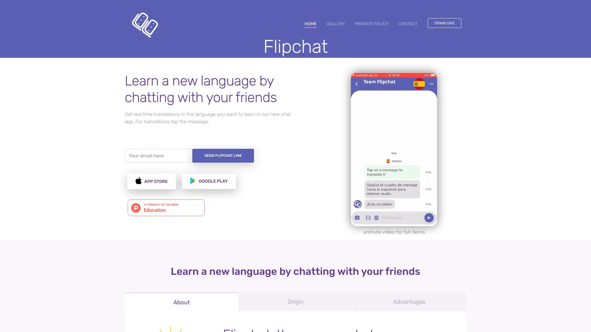 Flipchat screenshot