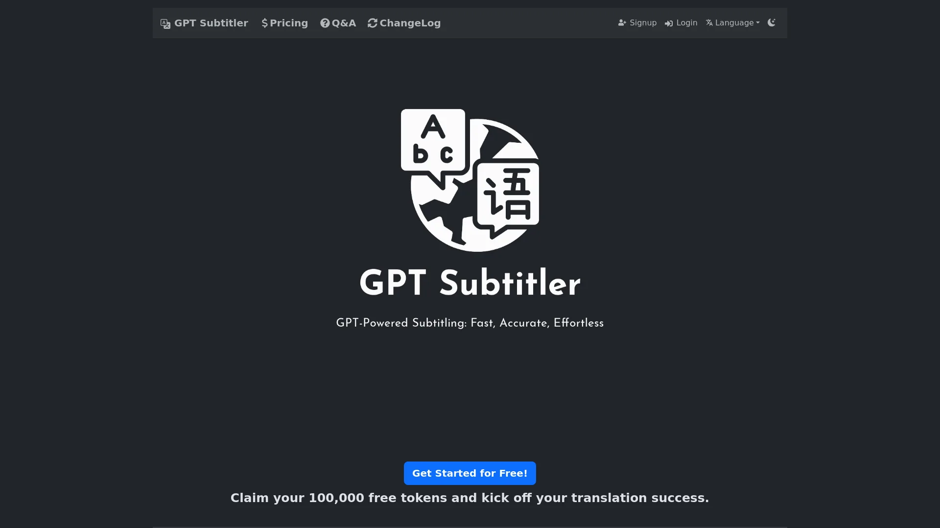 GPT Subtitler screenshot